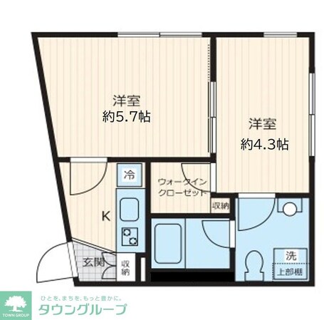 Fullea若林の物件間取画像